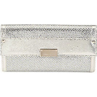 Jimmy Choo Reese Glitter Metallic Clutch photo