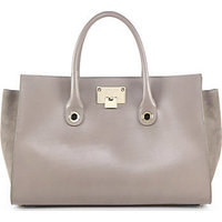 Jimmy Choo Riley Leather & Suede Tote photo