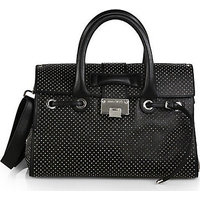 Jimmy Choo Rosalie Studded Grainy Satchel photo