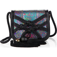 Jimmy Choo Shadow Holographic Snakeskin Shoulder Bag photo