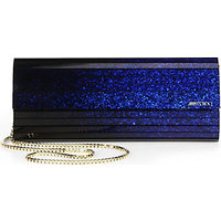 Jimmy Choo Sweetie Glitter Acrylic & Leather Shoulder Clutch photo