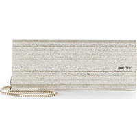 Jimmy Choo Sweetie Glitter Acrylic Clutch photo