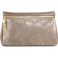 Jimmy Choo Zena Metallic Suede Pouch photo