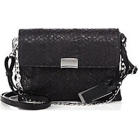 Joy Gryson April Python-Embossed Chain Crossbody Bag photo