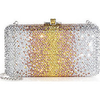 Judith Leiber Airstream Ombre Swarovski Crystal Clutch photo