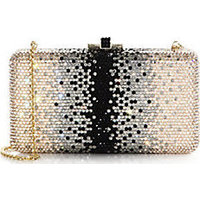 Judith Leiber Airstream Ombre Swarovski Crystal Clutch photo