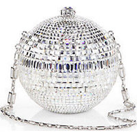 Judith Leiber Ballroom Crystal Sphere Convertible Clutch photo