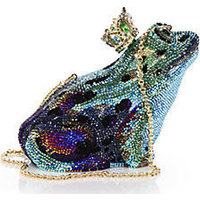 Judith Leiber Frog Prince Swarovski Crystal Clutch photo