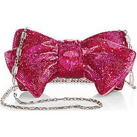 Judith Leiber Swarovski-Crystal Bow Clutch photo