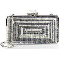 Judith Leiber Swarovski Crystal Rectangle Minaudiere photo