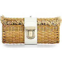 Kate Spade New York Ambrosia Straw Box Clutch photo