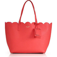 Kate Spade New York Carrigan Scalloped Saffiano Leather Tote photo