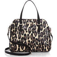 Kate Spade New York Cedar Street Leopard-Print Maise Satchel photo