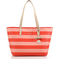 Kate Spade New York Hawthorne Lane Striped Coated Canvas Tote photo