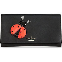 Kate Spade New York Spring Forward Ladybug Saffiano Leather Clutch photo