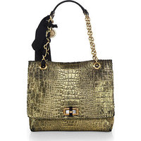 Lanvin Happy Medium Metallic Calf Hair Shoulder Bag photo