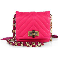 Lanvin Happy Mini Quilted Leather Shoulder Bag photo