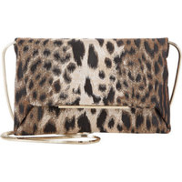 Lanvin Leopard-Print Mai Tai Clutch photo