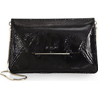 Lanvin Mai Tai Patent Leather Envelope Chain Shoulder Bag photo