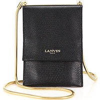 Lanvin Micro Lizard-Embossed Clutch photo