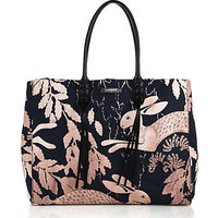 Lanvin Nature-Print Canvas Shopper photo