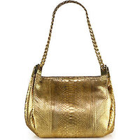 Lanvin Tilda Mini Metallic Python Shoulder Bag photo