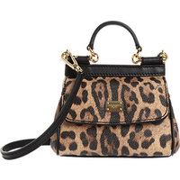 Dolce & Gabbana Leopard Print Micro Miss Sicily Bag photo