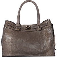 Zagliani Lizard Small Gatsby Tote photo