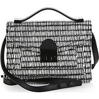 Loeffler Randall Mini Rider Woven Raffia Satchel photo