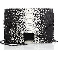 Loeffler Randall Python-Embossed Junior Lock Clutch photo