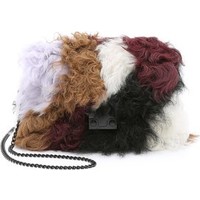 Loeffler Randall Shearling Jr Lock Clutch photo