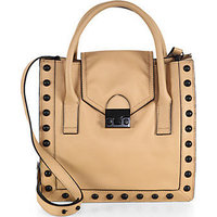 Loeffler Randall Studded Leather Junior Work Tote photo