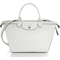 Longchamp Le Pliage Heritage Saffiano-Leather Satchel photo