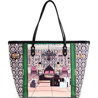 Love Moschino Borsa Hotel-Print Faux-Leather Tote photo