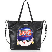 Love Moschino Love Faux Leather Tote photo