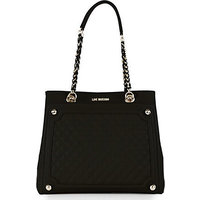 Love Moschino Quilted Faux Leather Shoulder Bag photo