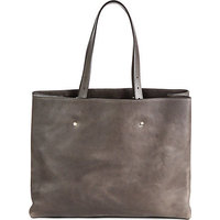 Maison Margiela East/West Washed-Leather Tote photo