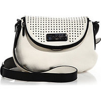 Marc by Marc Jacobs New Q Natasha Mini Two-Tone Perforated Leather Crossbody Bag photo