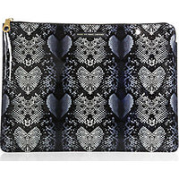 Marc by Marc Jacobs Snake Heart Techno Pouch photo