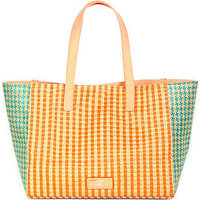 Marc by Marc Jacobs Tina Mixed-Media Multi-Pattern Tote photo