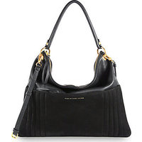 Marc by Marc Jacobs Tread Lightly Leather & Suede Hobo Bag photo