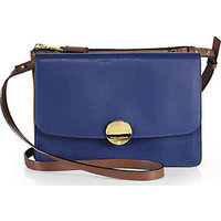 Marc Jacobs Party Girl Two-Tone Leather Crossbody Bag photo