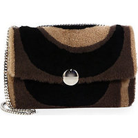 Marc Jacobs Shearling Intarsia Big Bunny Shoulder Bag photo