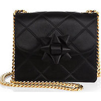 Marc Jacobs Trouble Mini Party-Bow Quilted-Satin Crossbody Bag photo