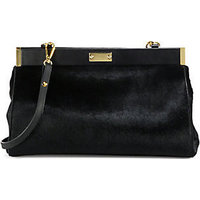 Marni Calf Hair Shopper Shoulder Bag photo