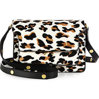 Marni Calf Hair Triple Gusset Shoulder Bag photo