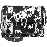 Marni Cow-Pattern Haircalf Medium Trunk Bag photo