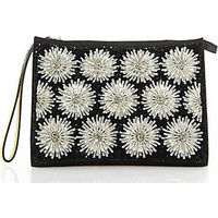 Marni Flower-Embellished Oversized Clutch photo