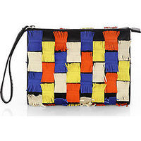 Marni Fringed Multicolor Clutch photo