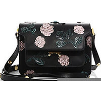 Marni Python-Flower Triple-Gusset Shoulder Bag photo